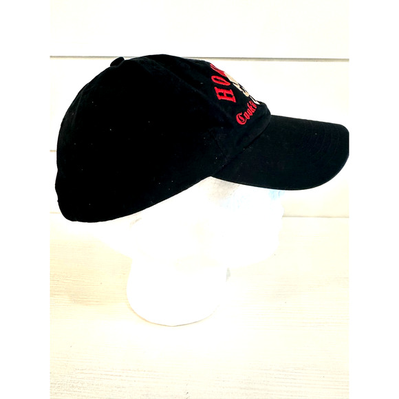 Hooters Cook’s Couture Adult Black Baseball Cap w/Red Caption and Tan Skull - Picture 3 of 7